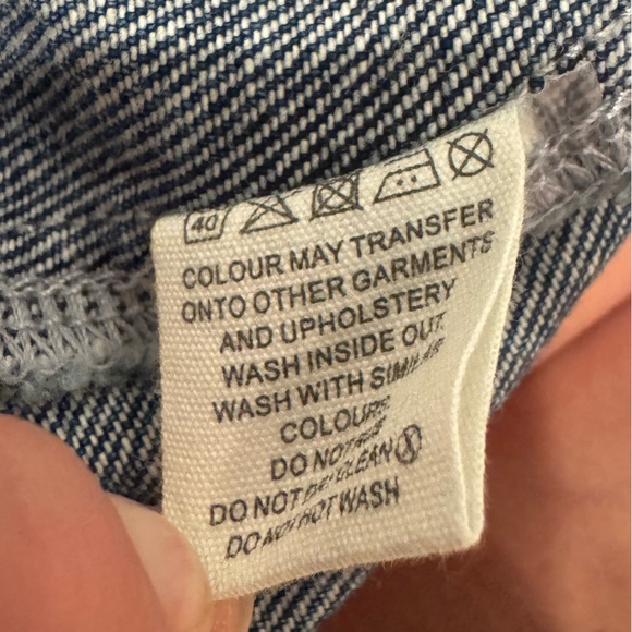 Meshki Ramsey Y2K Style Denim Maxi Skirt With Split Dark Blue size XXL NWT - Picture 5 of 8